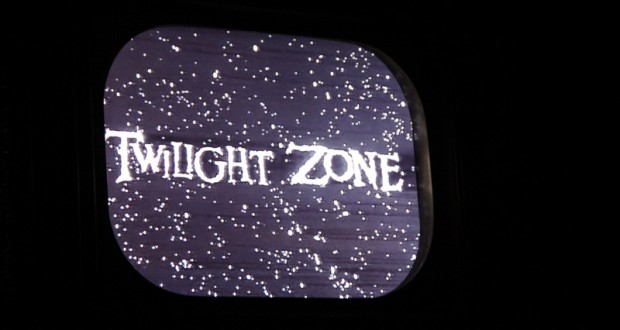 The Twilight Zone title glows amid white stars onscreen, evoking the kind of magic you’ll find at Disney’s Hollywood Studios.