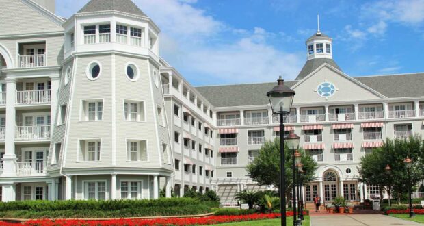 Walt Disney World Resort's Yacht Club Resort hotel exterior