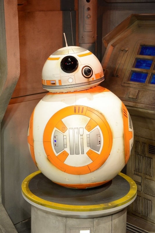 BB-8 at Star wars: Launch Bay