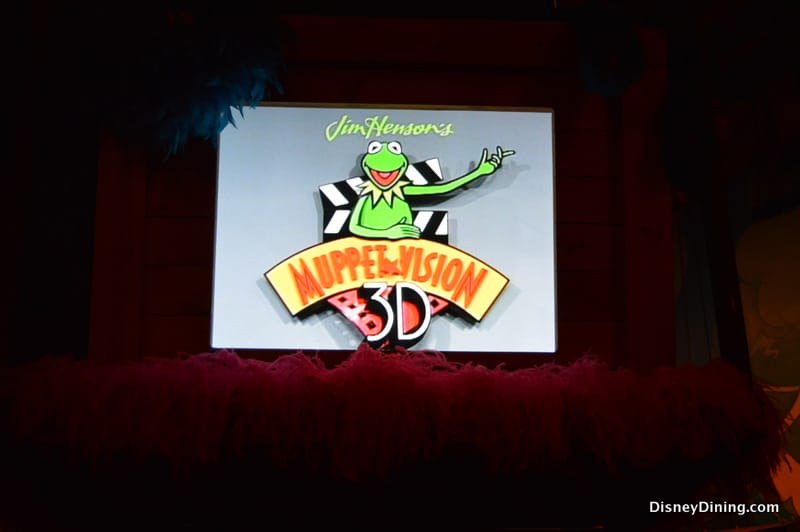 Kermit the Frog appears above the "Jim Henson’s Muppet Vision 3D" logo, spotlighting this fan-favorite Endangered Attraction.