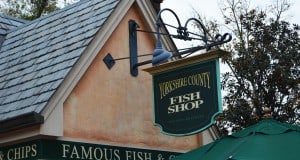 Epcot UK Yorkshire County Fish Shop Sign