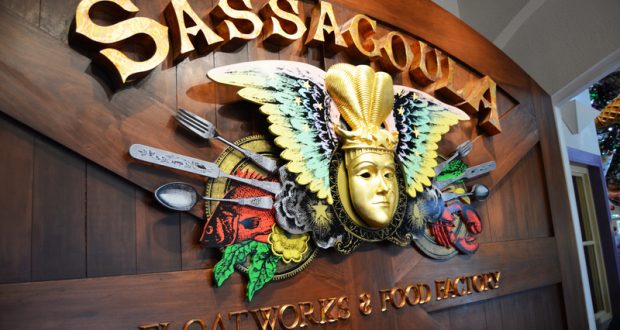 Sassagoula Floatworks Port Orleans French Quarter Sign
