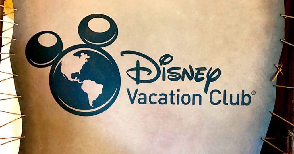 Disney Vacation Club logo with a Mickey-shaped globe and "Disney Vacation Club" text, ideal for Disney fans planning magical getaways.