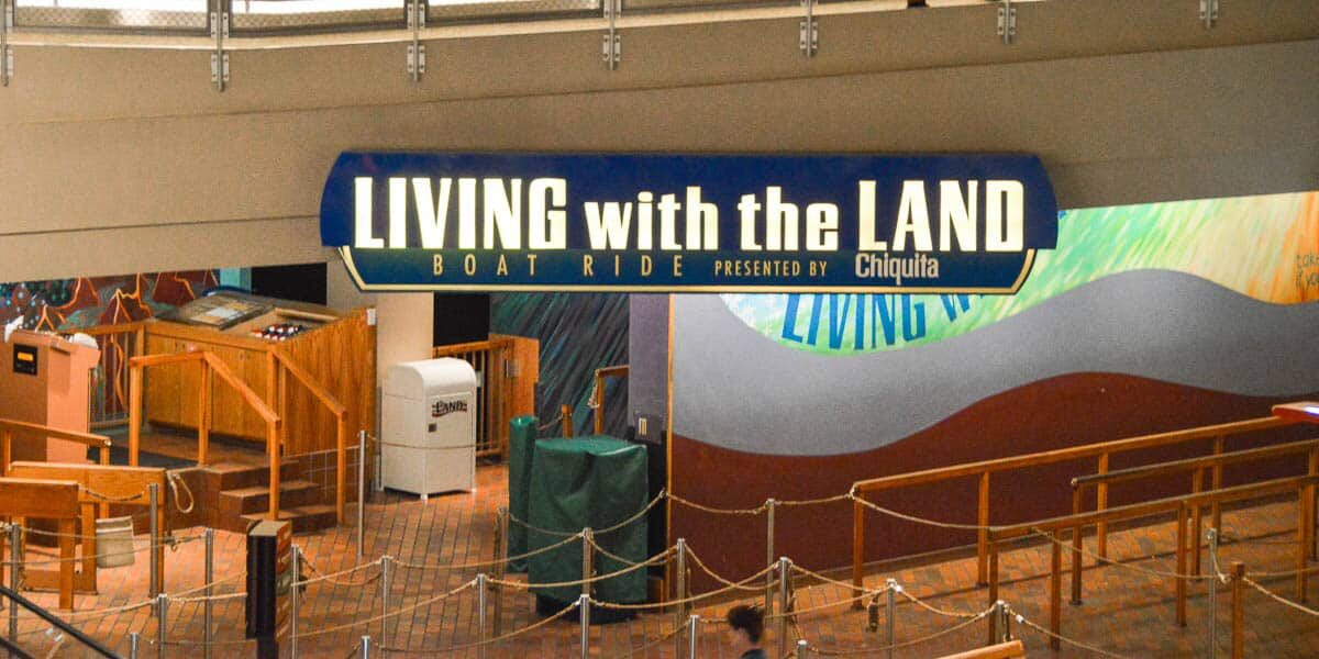 entrance to Living with the Land at EPCOT
