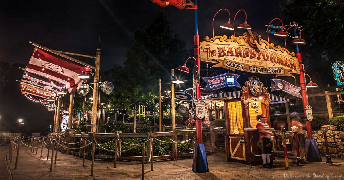 The Barnstormer in the Magic Kingdom