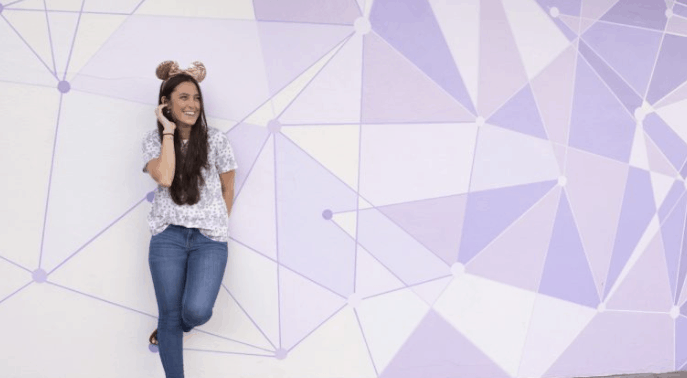 Purple Wall Magic Kingdom Tomorrowland