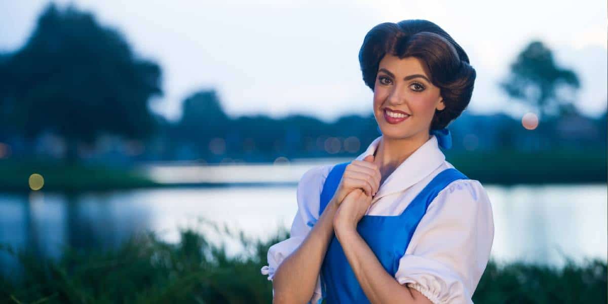 Belle meet and greet at the France Pavilion, Epcot at Walt Disney World Resort