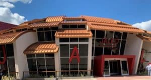 Jaleo by Jose Andres, with its bold red sign, is a lively dining hotspot visitors can enjoy at Disney Springs.