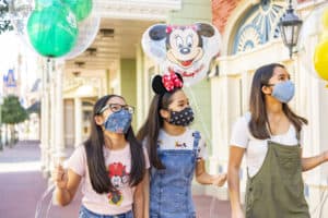 guests wearing face coverings