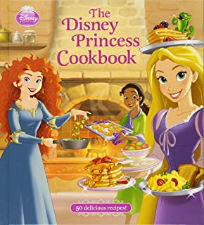 Belle, Ariel, and Tiana from Disney’s enchanted realms whip up vibrant dishes together in a magical kitchen setting, surrounded by special Disney offers tailored for Amazon fans—an inviting cookbook cover that feels straight out of the heart of a Disney park experience.
