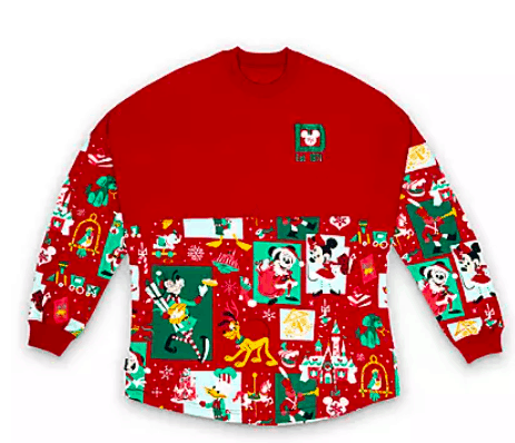 Get ready for holiday magic at Disney Parks with this vibrant red sweater featuring beloved Disney icons like Mickey, Minnie, Goofy, and Pluto in festive scenes. Designed for fans who love Holiday Spirit Jerseys, it’s the perfect cozy piece to show off your Disney fandom while celebrating the season on Main Street, U.S.A. or during special park events.