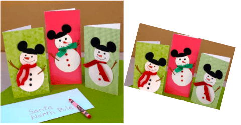 Three festive Snowman greeting cards, each sporting classic black hats and scarves reminiscent of the joyful holiday spirit sparkling throughout Main Street U.S.A., are ready for your magical season's wishes. The set is completed by a bright blue envelope addressed to "Santa North Pole," evoking the charm and excitement of sending Christmas lists straight from the heart of your favorite holiday-themed park.