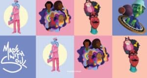 Collage of “Soul” characters like Joe Gardner and 22, surrounded by vibrant portraits, whimsical music notes, and the phrase “Made with Soul”—this energetic Disney wearable art is inspired by Pixar Soul. Perfect for Disney Parks fans, this creative design captures the soulful spirit and creativity of favorite Disney merchandise you’d find at places like EPCOT or Disneyland.