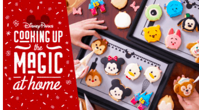 Trays of Disney character cookies being decorated by guests at a lively table, infused with that unmistakable park magic—inviting fans to join the National Cookie Day celebration and share in sweet DisneyMagicMoments like those found throughout Disneyland and Walt Disney World.