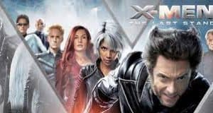 X-Men characters in sleek black costumes pose heroically beneath the "X-Men: The Last Stand" title, now streaming on Disney+, inviting fans to join the action-packed adventure from home.
