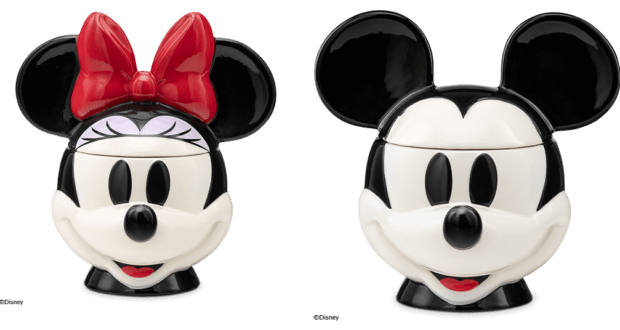 Bring the magic of Disney parks into your home with these ceramic containers shaped like Mickey and Minnie Mouse. Featuring iconic details—Minnie’s classic red bow and Mickey’s signature black ears—they’re perfect for fans wanting a touch of Main Street, U.S.A. style. Ideal as Scentsy warmers, these playful pieces capture the nostalgic charm of your favorite theme park characters and brighten up any room with a hint of Disney enchantment.