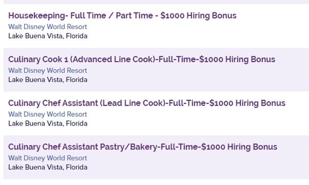Step into the magic at Walt Disney World with exciting Cast Member opportunities in housekeeping and culinary roles. Each Disney job includes a $1000 hiring bonus—your chance to join the team that brings unforgettable moments to life for every guest!.