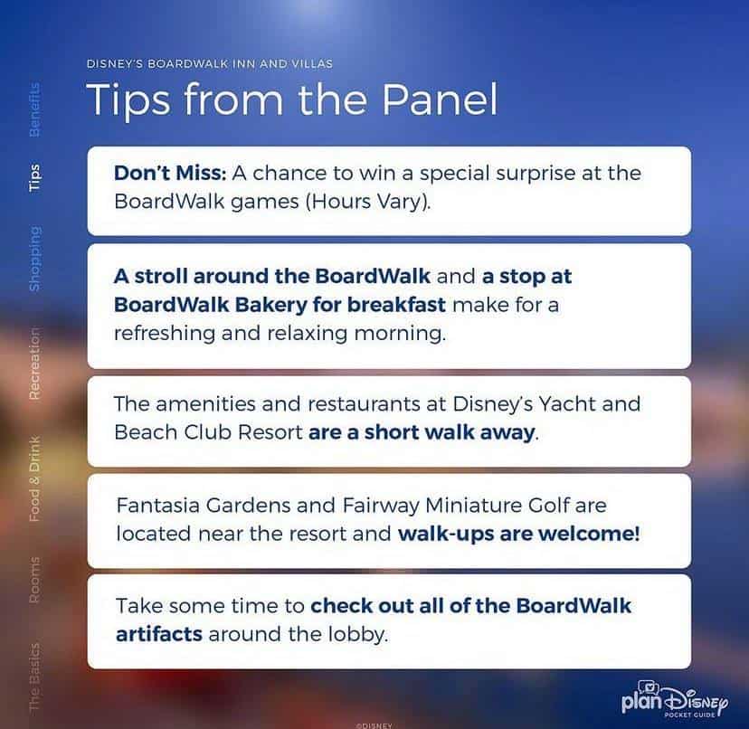 BoardWalk Inn offers easy access to lively entertainment, diverse dining options, pet-friendly spaces, and nearby mini-golf. Marvel at nostalgic BoardWalk memorabilia showcased in the lobby. Dive into Disney Resort fun with our guide’s insider tips to unlock all the excitement and attractions this magical destination has in store.