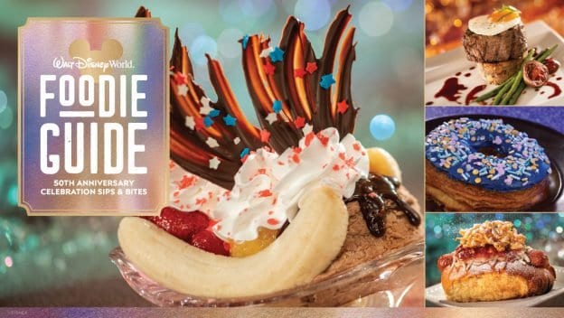 Join the fun as we celebrate our 50th Anniversary with a showstopping sundae of banana, whipped cream, and chocolate, served alongside theme park favorites like juicy steak, classic donuts, and delicious meat dishes—the ultimate Sips and Bites adventure for thrill-seekers and foodies alike!.