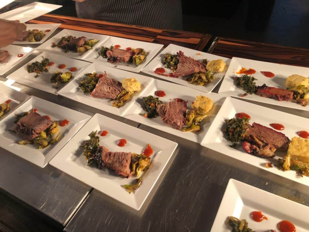 Food at EPCOT Food & Wine festival.