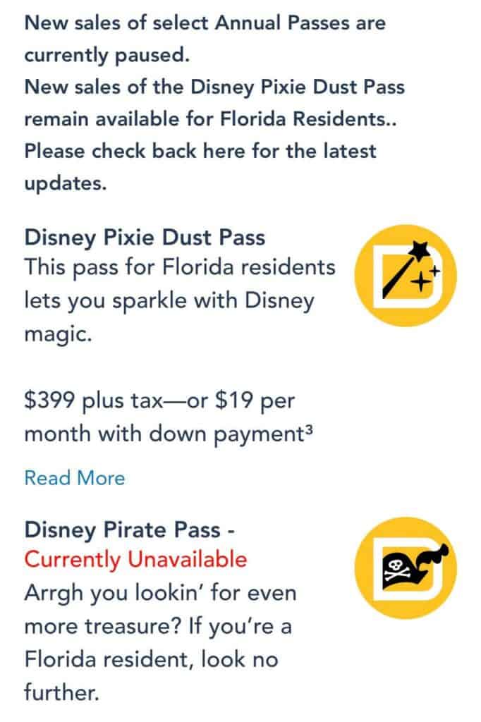 Discover the Disney Pixie Dust Pass and Disney Pirate Pass—your ticket to nonstop excitement at Walt Disney World! Showcasing whimsical icons like a magic wand and pirate flag, these annual passes give theme park fans magical access throughout the year (with blockout dates during Thanksgiving week).
