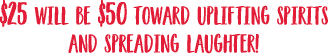 Double the fun this Giving Tuesday—your $25 becomes $50 to help create magical memories and smiles for kids at Give Kids The World. Red, whimsical letters capture the joy of theme park adventures.