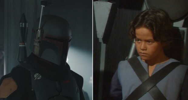 Split image showcasing a valiant knight in shining armor, helmet gleaming on the left, and a determined young hero ready for adventure on the right—capturing the magic and excitement of theme park storytelling.