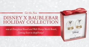 Step into the magic of the Disney x BaubleBar Holiday Collection—sparkling holiday earrings shine in a festive red box topped with a bow. This limited-edition Disney Parks keepsake adds extra glimmer to your trips through Disneyland or Walt Disney World, perfect for fans looking to celebrate the season in style.