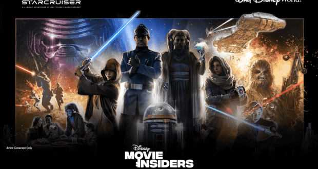 Star Wars icons wielding lightsabers alongside starships, all set in a vibrant display to promote Disney’s Galactic Voyage Sweepstakes—seize your final chance to join this thrilling adventure.