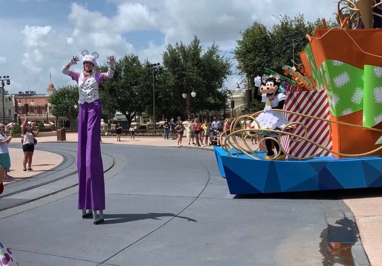 stilt walker parade Walt Disney world 
