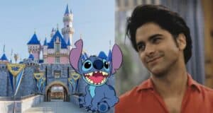 John Stamos dressed up as Stitch at Disney