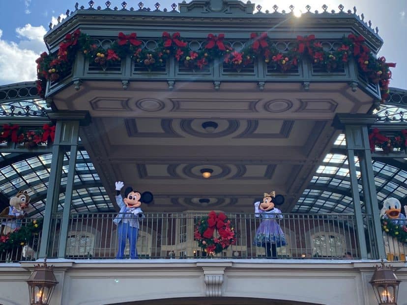 Mickey and Minnie at Train Street