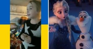 Ukraine Child Sings Let it Go