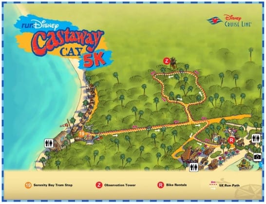 castaway-cay-5k-route