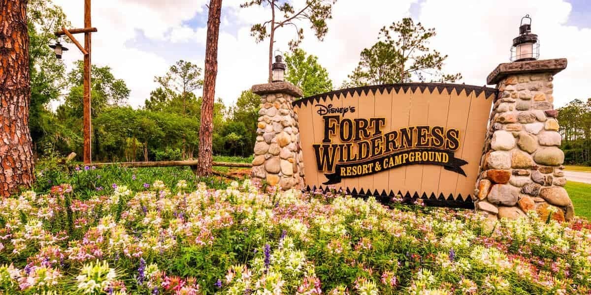 Fort Wilderness entrance sign
