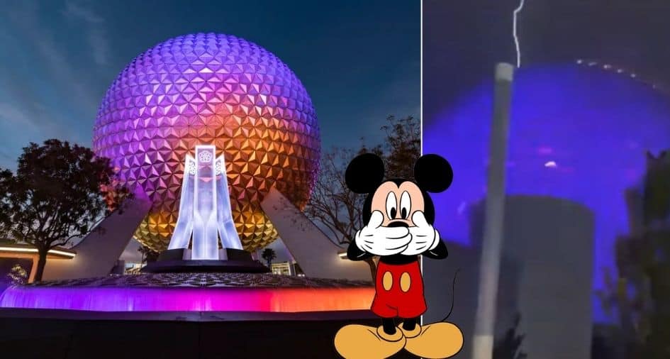 spaceship-earth-lightning-strike