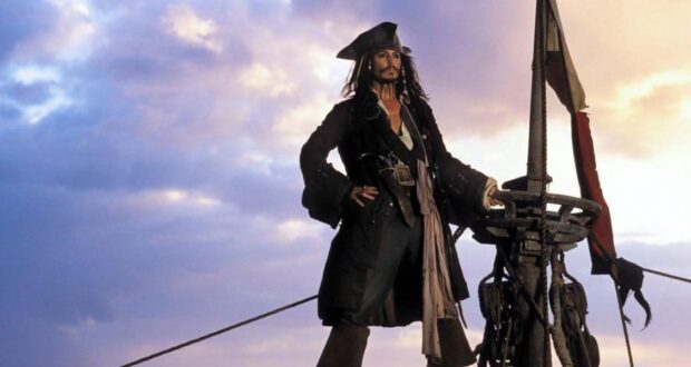 Johnny Depp as Captain Jack Sparrow, Pirates of the Caribbean