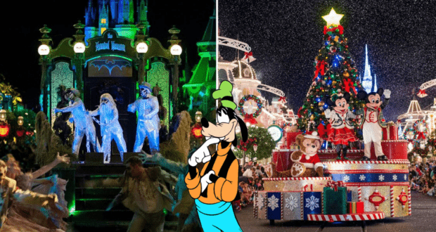 Halloween or Christmas at Walt Disney World