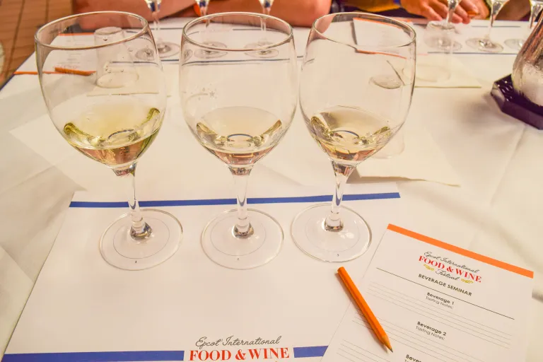 Beverage Seminar at the EPCOT International Food & Wine Festival