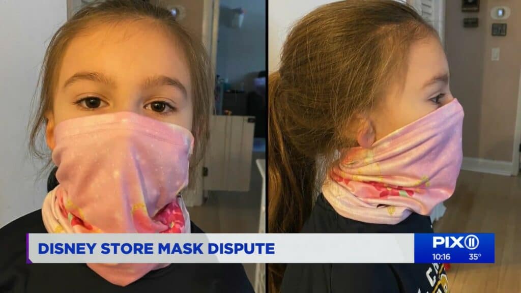 girl denied access to disney store