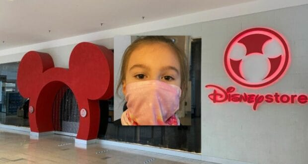 girl denied access to disney store