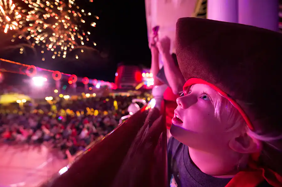Disney Cruise Line Pirate Fireworks
