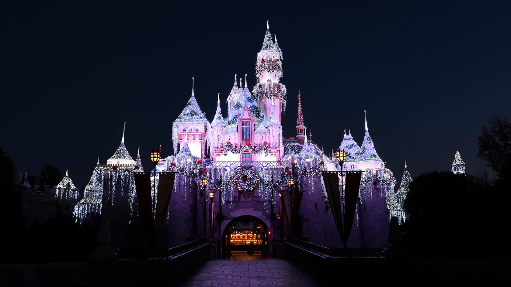 Sleeping Beauty Castle Christmas