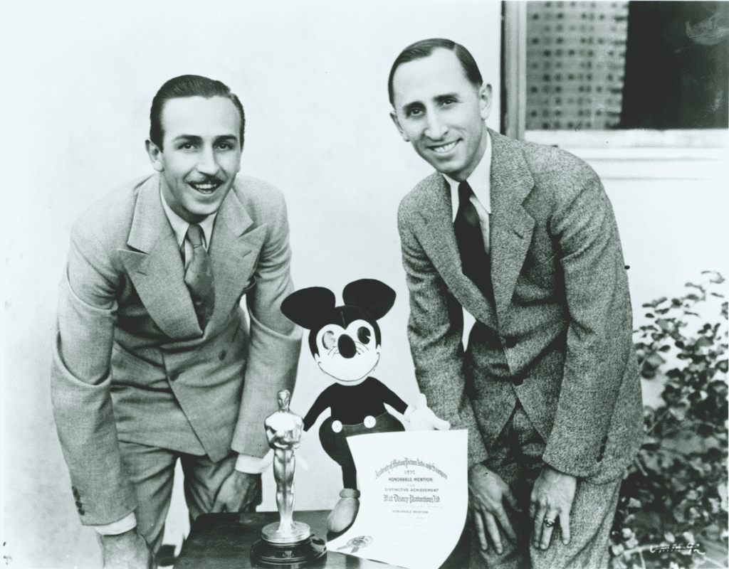 Walt and Roy Disney
