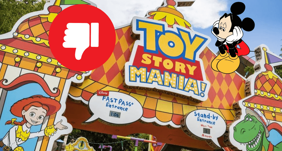 Toy Story Mania Arrest