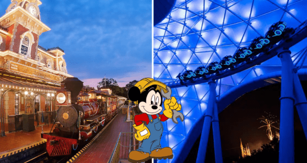 Walt Disney World Railroad TRON Lightcycle Run
