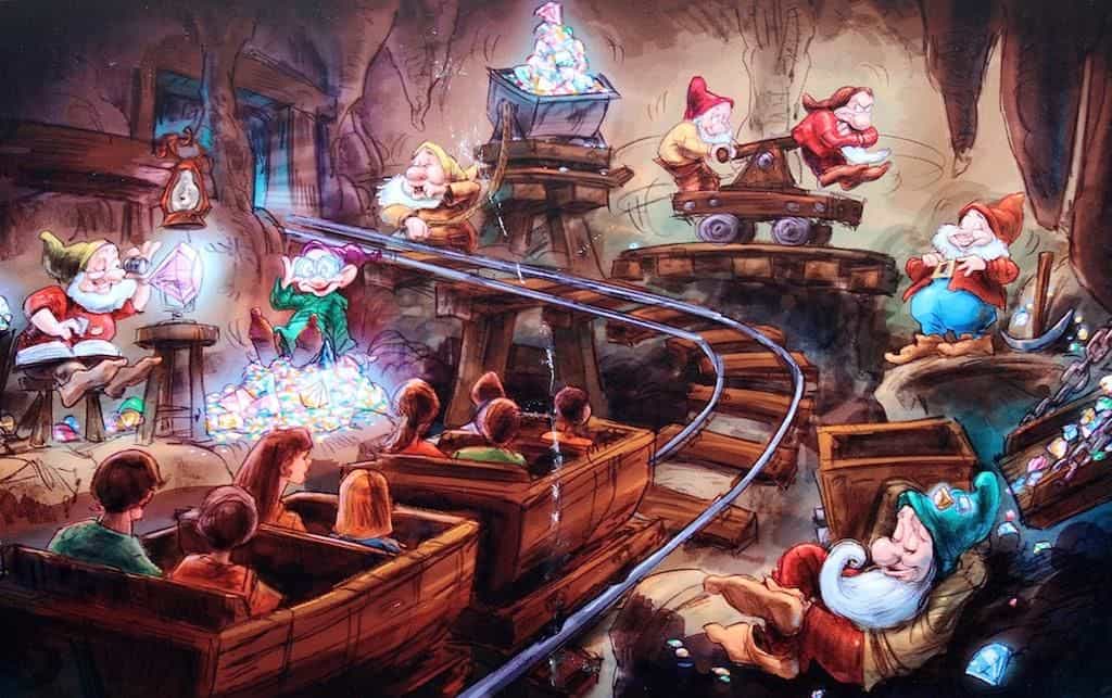 New Fantasyland - Seven Dwarfs Mine Train