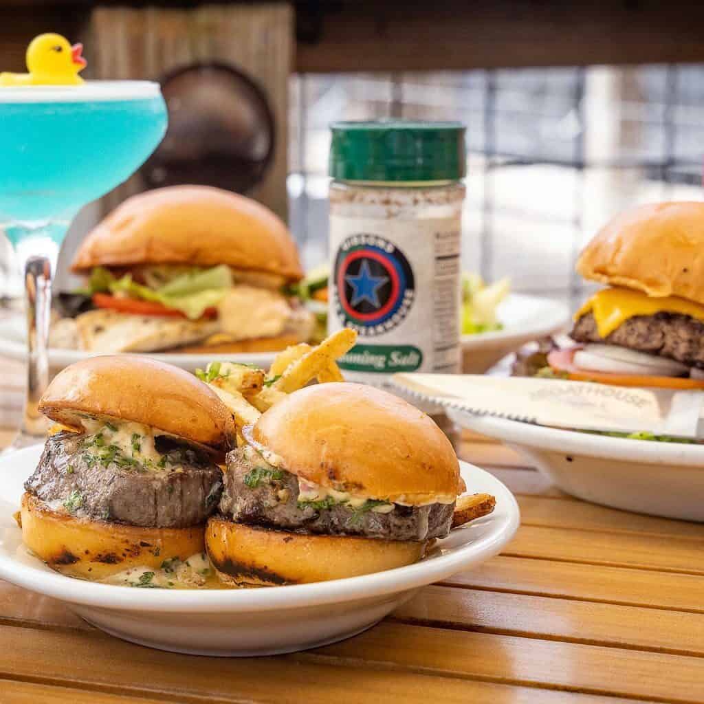 The BOATHOUSE Filet Mignon Sliders