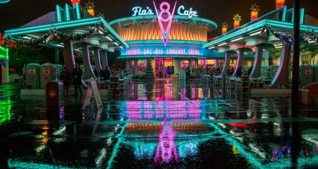 carsland rain disney california adventure