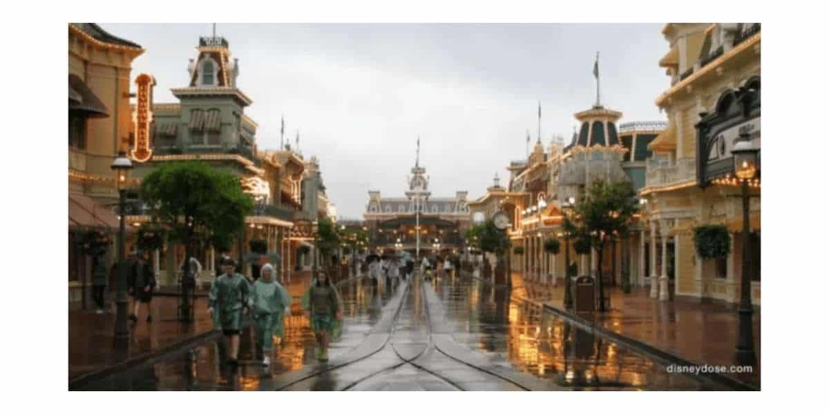 Rain in the Magic Kingdom